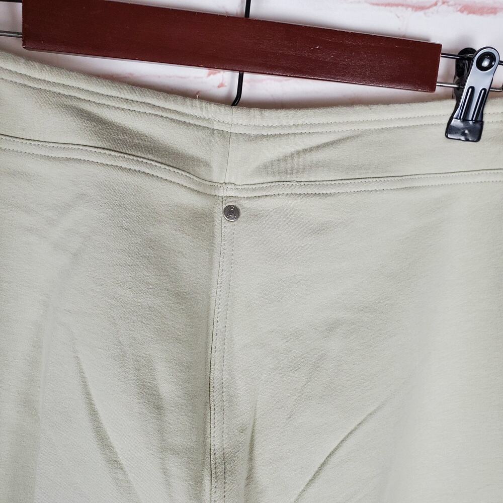 Neon Buddha Pants S Beige Capri Cropped Yoga Meditation Pull On Comfort Stretch - Picture 6 of 10